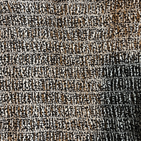 Spaghetti strap dress cream/black - Picture 4 of 5